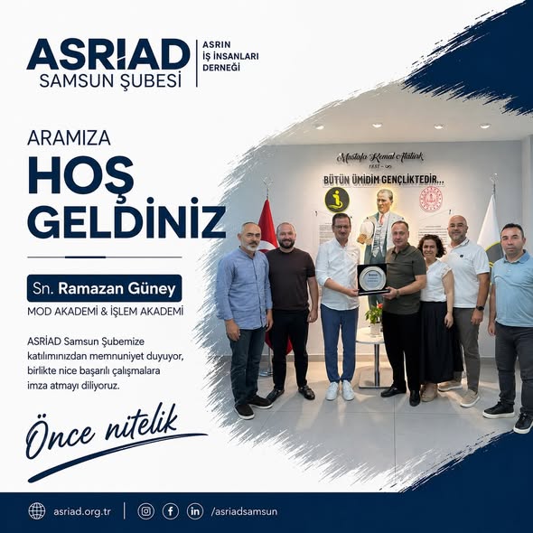 Aramıza Hoş Geldiniz Ramazan Güney