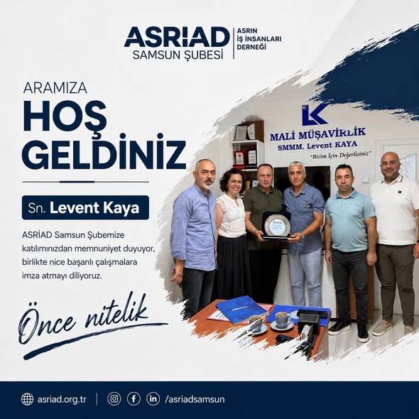 Aramıza Hoş Geldiniz Levent Kaya