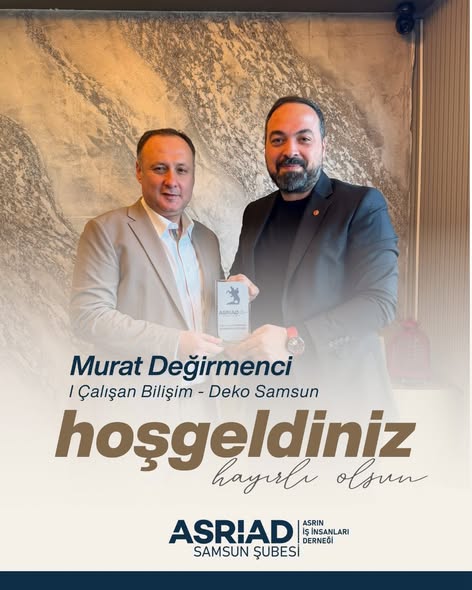 Aramıza Hoş Geldiniz Murat Değirmenci