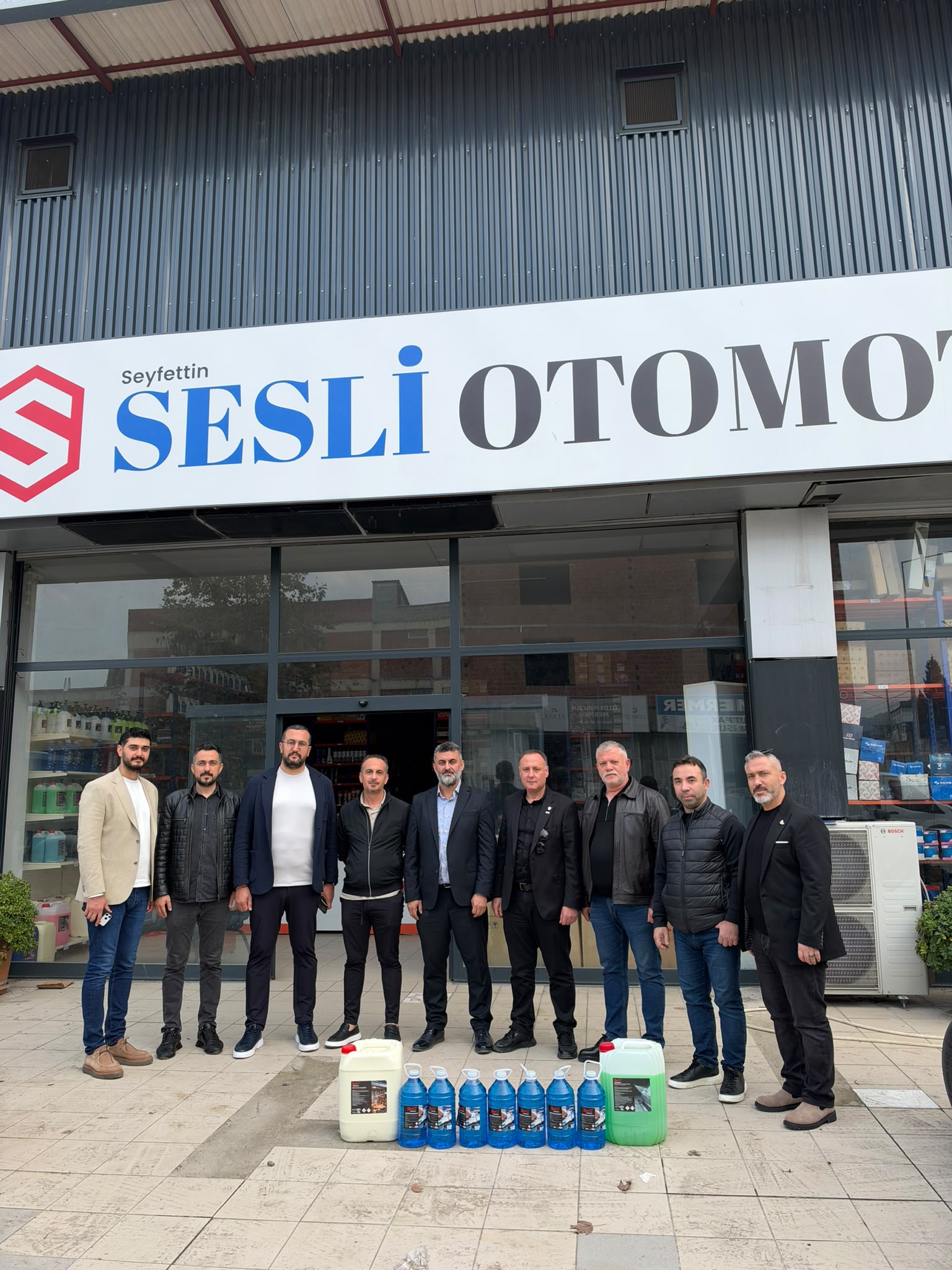 ASRİAD Samsun heyetinin Sesli Otomotiv ziyareti