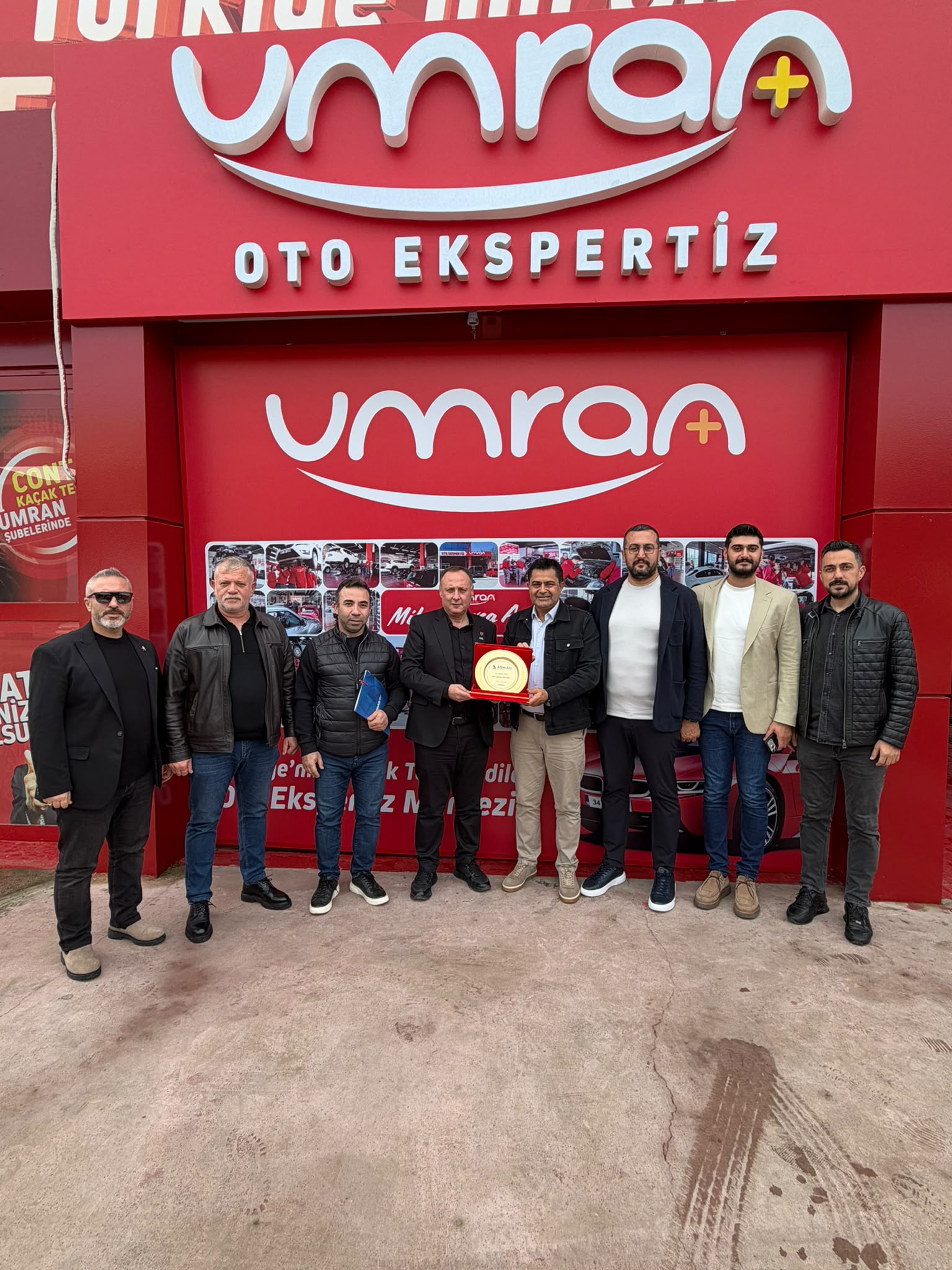 ASRİAD Samsun heyetinin Umran Oto Ekspertiz ziyareti