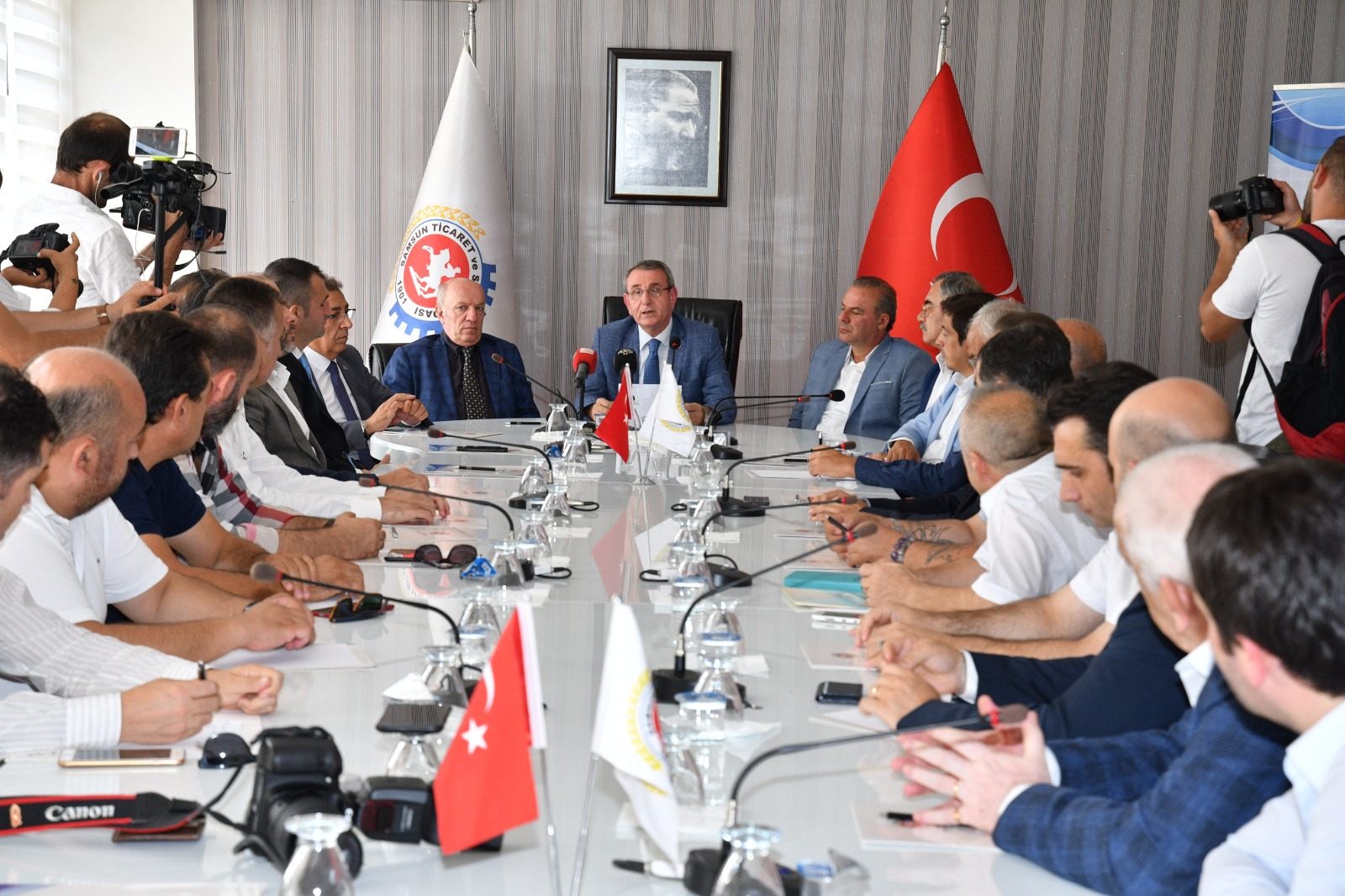 Samsun Uçak Seferleri Planlamasına İlişkin Ortak Basın Açılaması