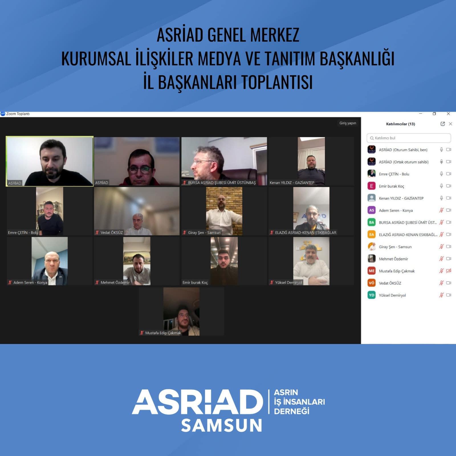 Kurumsal İlişkiler Medya ve Tanıtım Başkanları Toplantısı 