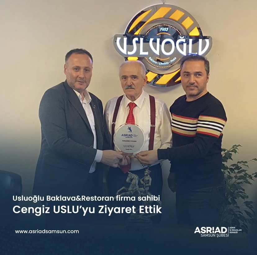 Yeni Üye Ziyareti Usluoğlu Baklava Restoran 