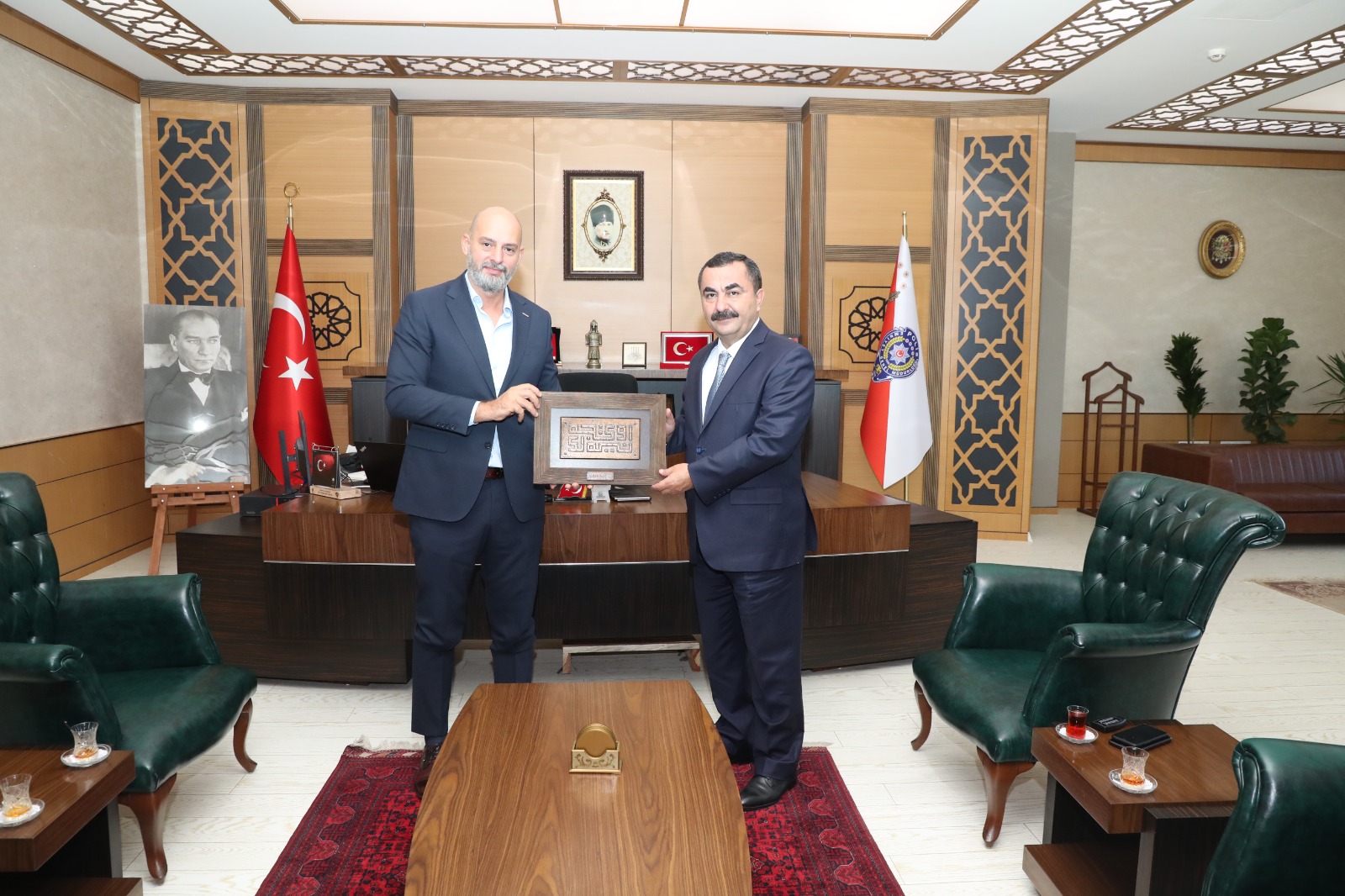 ASRİAD'dan İl Emniyet Müdürü ARIBAŞ'a Nezaket Ziyareti