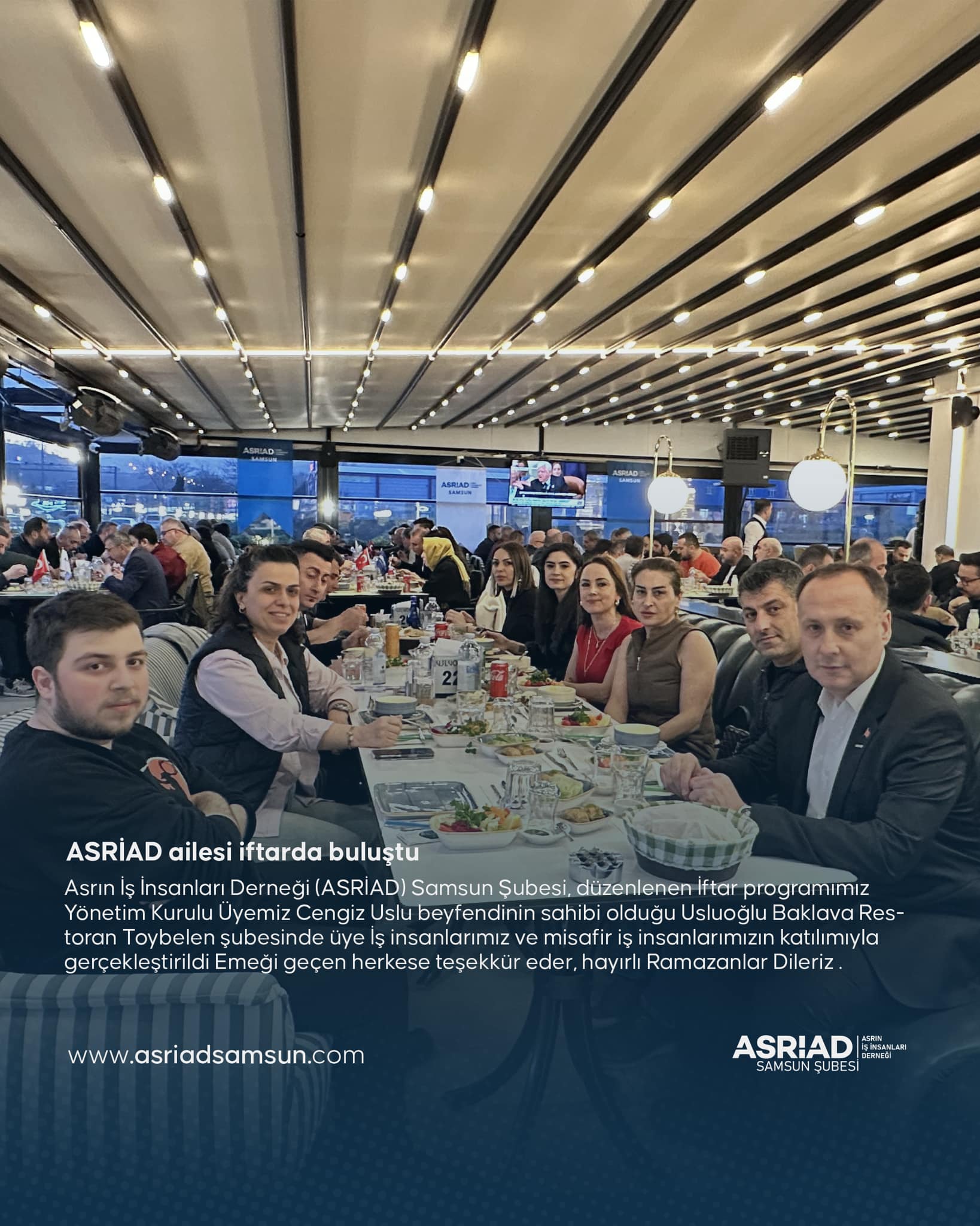 ASRİAD Ailesi İftarda Buluştu