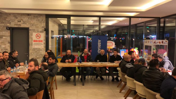ASRİAD Üyeleri Düzenlenen Tirit Gecesin’de  Buluştu 