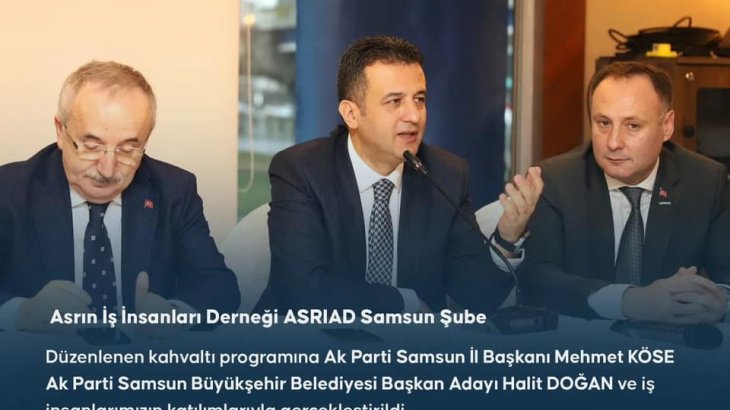 ASRİAD Halit Doğan’ı Konuk Etti
