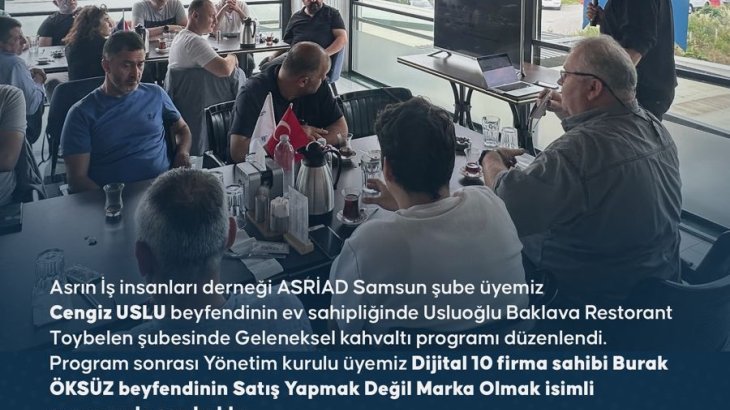 ASRİAD Ailesi Geleneksel Kahvaltı Programında Buluştu
