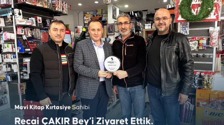 Mavi Kitap Kırtasiye Yeni Üye Ziyareti 